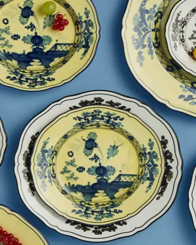 Ginori 1735 Oriente Italiano Dinner Plate, Citrino | Thumbnail 3