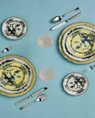Ginori 1735 Oriente Italiano Dinner Plate, Citrino | Thumbnail 4