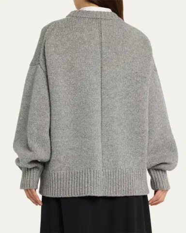 The Row Ophelia Wool-Cashmere Sweater | Thumbnail 3 The Row Ophelia Wool-Cashmere Sweater | Thumbnail 3