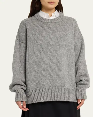 The Row Ophelia Wool-Cashmere Sweater | Thumbnail 4 The Row Ophelia Wool-Cashmere Sweater | Thumbnail 4