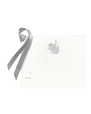 Bell'INVITO Silver Frog Gift Tags - Set Of 8 | Thumbnail 1 Bell'INVITO Silver Frog Gift Tags - Set Of 8 | Thumbnail 1