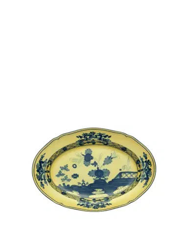 GINORI 1735 Oriente Italiano Oval Platter, Citrino | Thumbnail 1