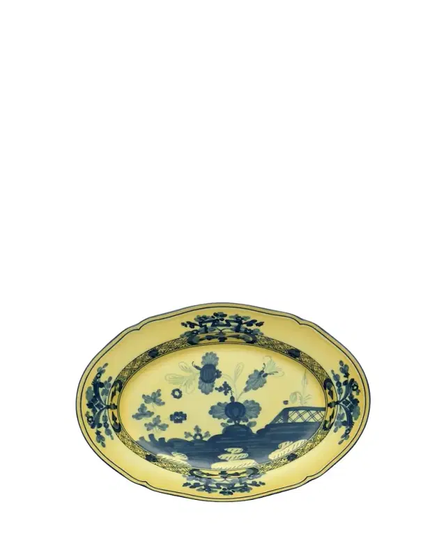 Oriente Italiano Oval Platter, Citrino
