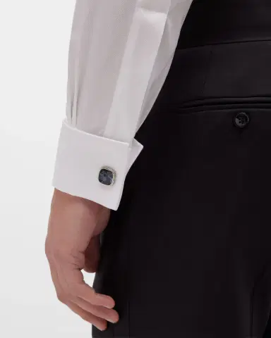 Charvet Men's Slim Fit Covered Placket Dress Shirt | Thumbnail 6