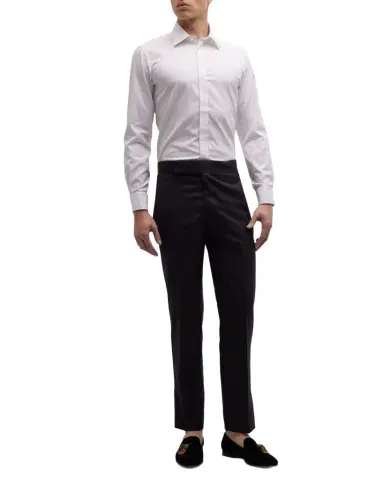 Charvet Men's Slim Fit Covered Placket Dress Shirt | Thumbnail 1