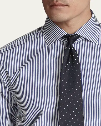Ralph Lauren Purple Label Men's Bengal-Stripe Shirt | Thumbnail 8 Ralph Lauren Purple Label Men's Bengal-Stripe Shirt | Thumbnail 8