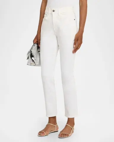 Lafayette 148 New York High Rise Straight Ankle Reeve Jean | Thumbnail 3 Lafayette 148 New York High Rise Straight Ankle Reeve Jean | Thumbnail 3
