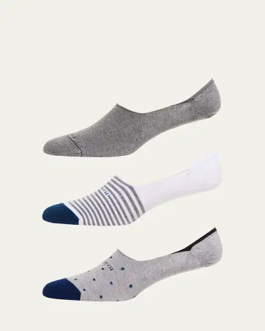 Marcoliani Men's 3-Pack Invisible Socks | Thumbnail 2