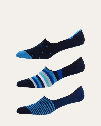 Marcoliani Men's 3-Pack Invisible Socks | Thumbnail 3