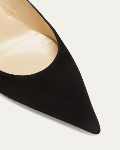 Jimmy Choo Amelia Suede Kitten-Heel Pumps | Thumbnail 3