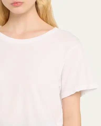 AMO Denim Babe Cropped Crewneck Tee | Thumbnail 5