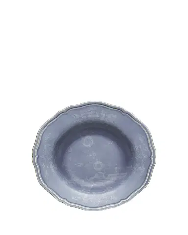 GINORI 1735 Oriente Italiano Rim Soup Plate, Pervinca | Thumbnail 1