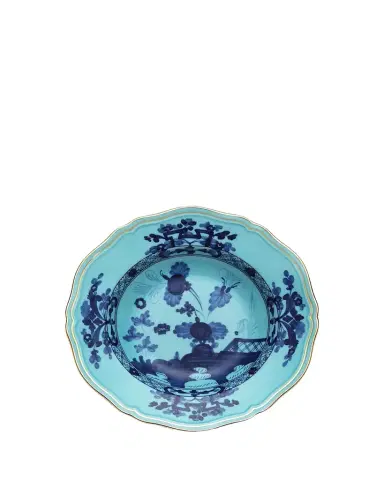 GINORI 1735 Oriente Italiano Rim Soup Plate, Iris | Thumbnail 1