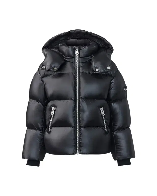 Mackage Kid's Jesse Logo Quilted Jacket, Size 2-