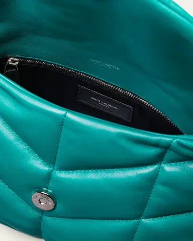 Saint Laurent Lou Puffer Small YSL Shoulder Bag in Quilted Leather | Thumbnail 14