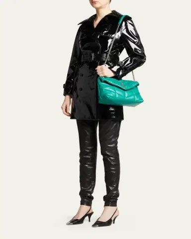 Saint Laurent Lou Puffer Small YSL Shoulder Bag in Quilted Leather | Thumbnail 15