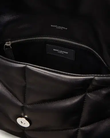Saint Laurent Lou Puffer Small YSL Shoulder Bag in Quilted Leather | Thumbnail 10