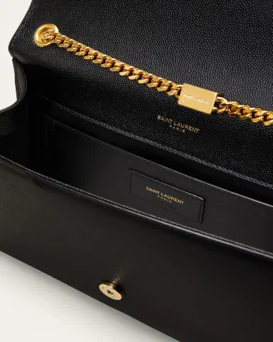 Saint Laurent Kate Medium Tassel YSL Wallet on Chain in Grained Leather | Thumbnail 4 Saint Laurent Kate Medium Tassel YSL Wallet on Chain in Grained Leather | Thumbnail 4
