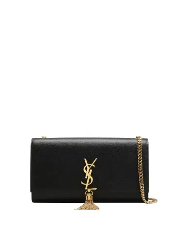 Saint Laurent Kate Medium Tassel YSL Wallet on Chain in Grained Leather | Thumbnail 1 Saint Laurent Kate Medium Tassel YSL Wallet on Chain in Grained Leather | Thumbnail 1