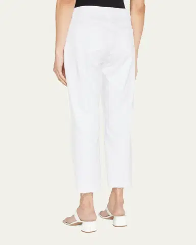 L'Agence Sada Slim Straight-Leg Cropped Jeans | Thumbnail 3