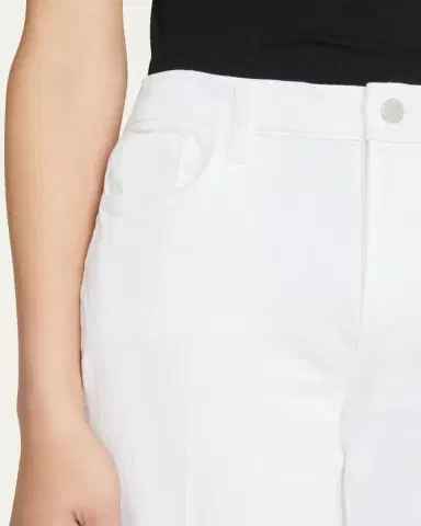 L'Agence Sada Slim Straight-Leg Cropped Jeans | Thumbnail 5