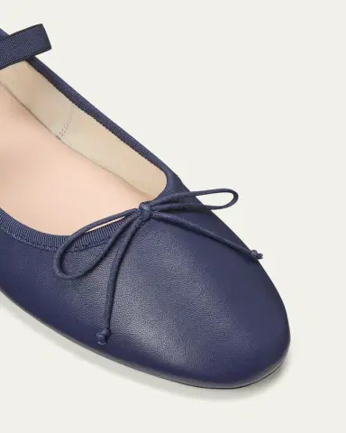 Loeffler Randall Leonie Lambskin Bow Ballerina Flats | Thumbnail 5