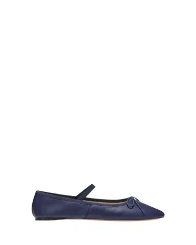 Loeffler Randall Leonie Lambskin Bow Ballerina Flats | Thumbnail 1