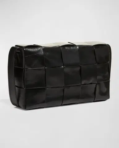 Bottega Veneta Men's Leather Cassette Crossbody Bag | Thumbnail 2 Bottega Veneta Men's Leather Cassette Crossbody Bag | Thumbnail 2