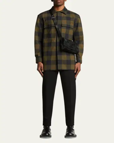 Bottega Veneta Men's Leather Cassette Crossbody Bag | Thumbnail 7 Bottega Veneta Men's Leather Cassette Crossbody Bag | Thumbnail 7