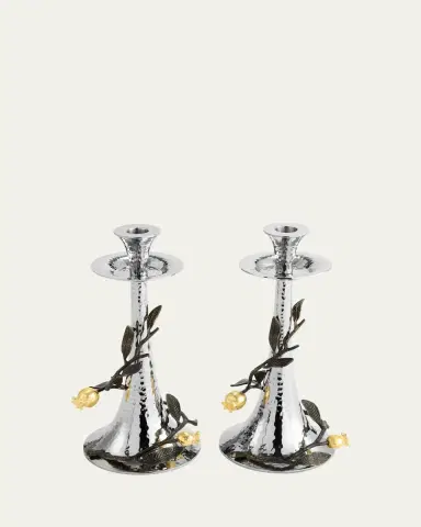 Michael Aram Pomegranate Candleholders, Set of Two | Thumbnail 3 Michael Aram Pomegranate Candleholders, Set of Two | Thumbnail 3