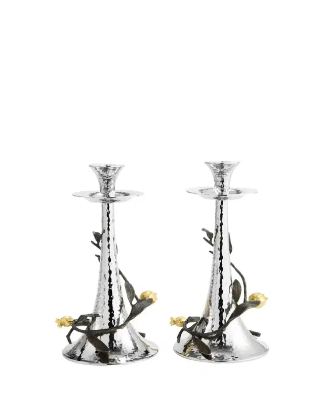 Michael Aram Pomegranate Candleholders, Set of Two