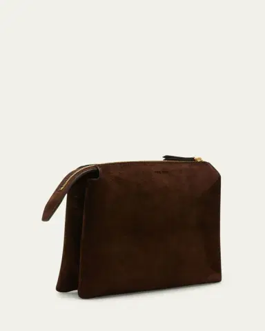 The Row Nu Twin Mini Crossbody in Suede | Thumbnail 3