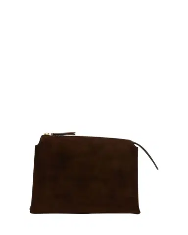 The Row Nu Twin Mini Crossbody in Suede | Thumbnail 1