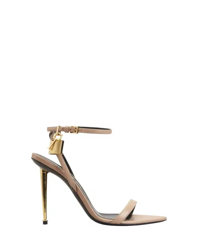 Lock Stiletto Sandals