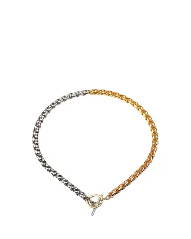 ben-amun Two-Tone Twist Link Necklace | Thumbnail 1