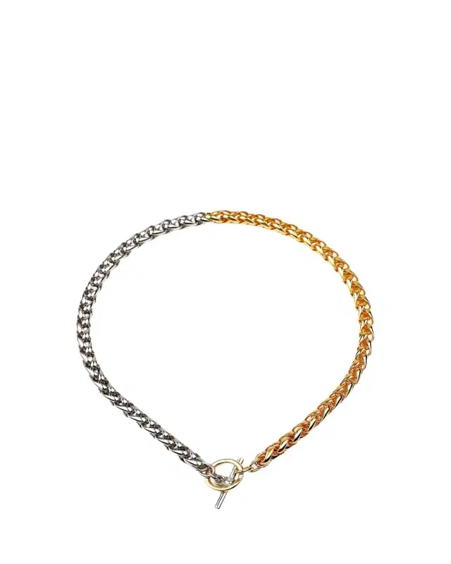 Ben-Amun Two-Tone Twist Link Necklace