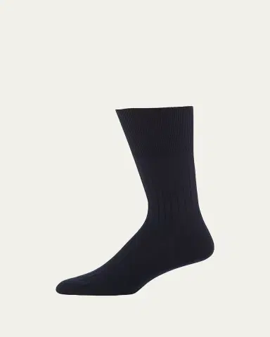 Marcoliani Rib-Knit Cotton Socks | Thumbnail 2 Marcoliani Rib-Knit Cotton Socks | Thumbnail 2