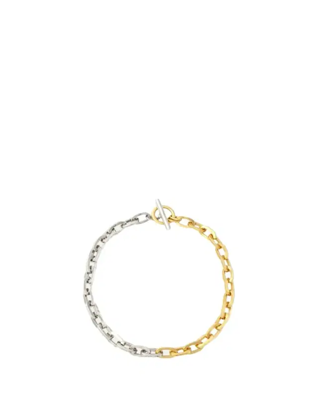Ben-Amun Two-Tone Link Necklace, 18"L