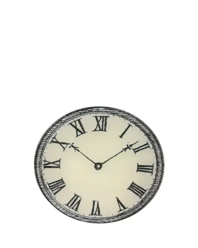 John Derian Timepiece Round Dish