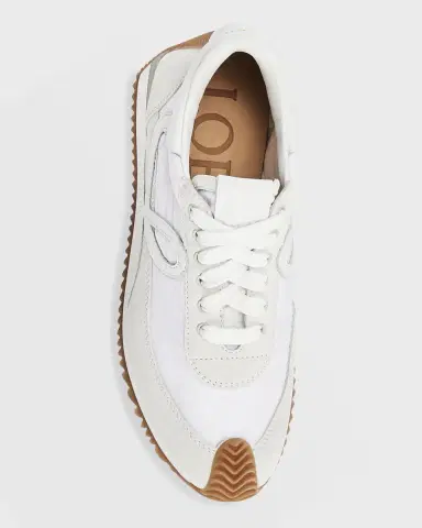Loewe Flow Runner Suede and Leather Sneakers | Thumbnail 3