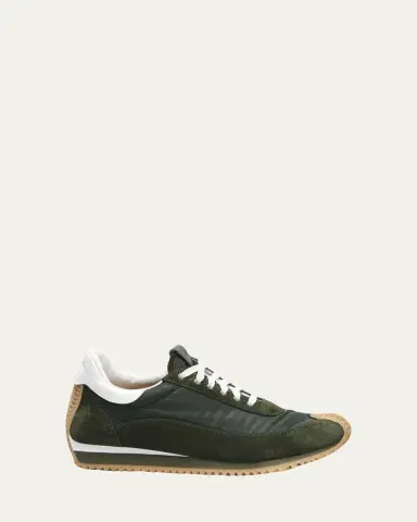 Loewe Flow Runner Suede and Leather Sneakers | Thumbnail 6