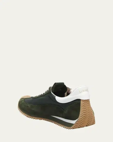 Loewe Flow Runner Suede and Leather Sneakers | Thumbnail 8