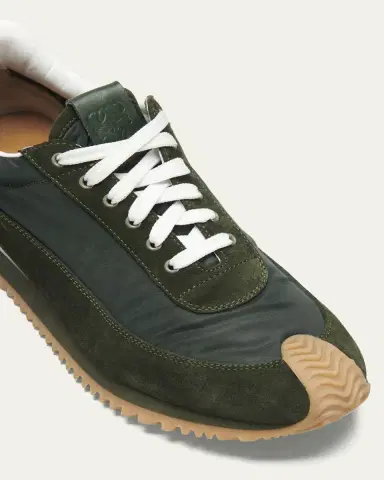 Loewe Flow Runner Suede and Leather Sneakers | Thumbnail 9