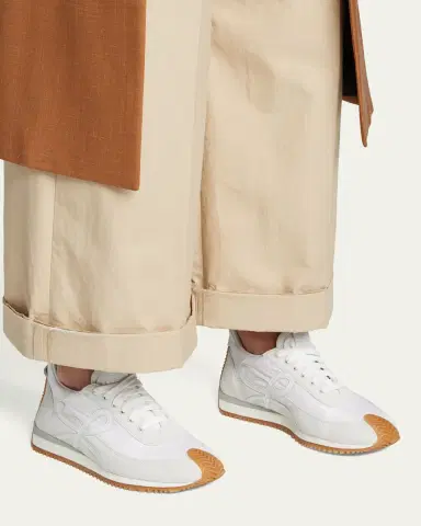 Loewe Flow Runner Suede and Leather Sneakers | Thumbnail 10