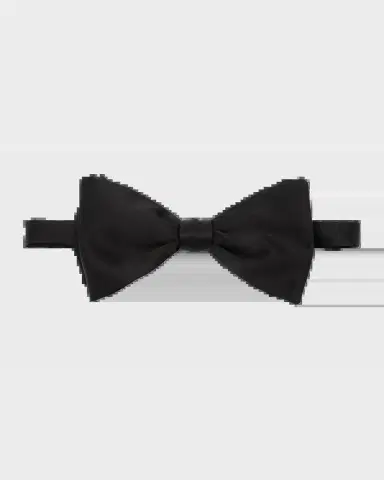 Brioni Men 's Silk Satin Bow Tie | Thumbnail 2