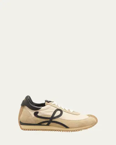 Loewe Flow Runner Suede and Leather Sneakers | Thumbnail 5