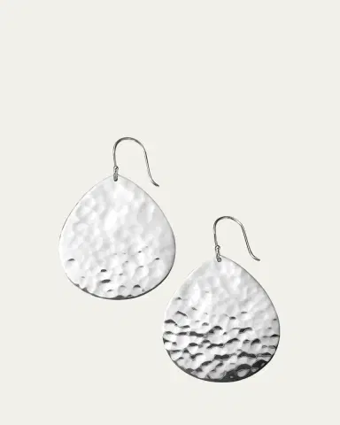 Ippolita Crinkle Medium Teardrop Earrings in Sterling | Thumbnail 2