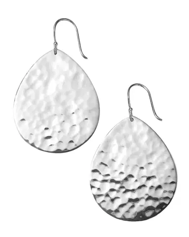 Ippolita Crinkle Medium Teardrop Earrings in Sterling | Thumbnail 1