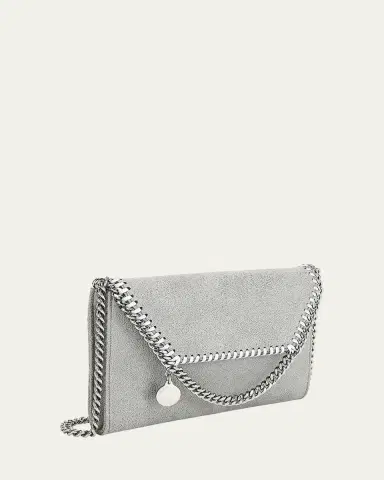 Stella McCartney Mini Falabella Shaggy Deer Wallet on Chain | Thumbnail 9