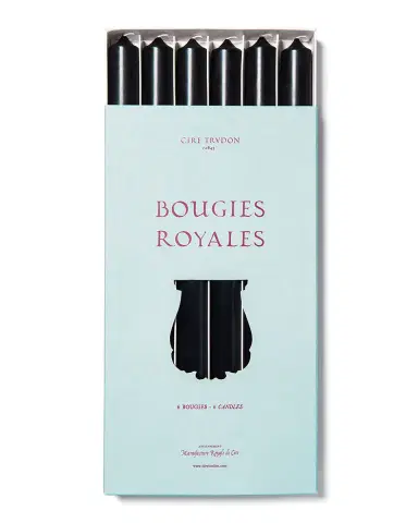 TRUDON Royal Taper Candles - Black | Thumbnail 3